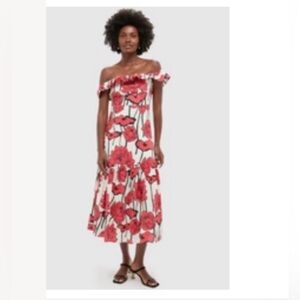 NWT- Hyacinth House- Floral Off-Shoulder Dress Medium